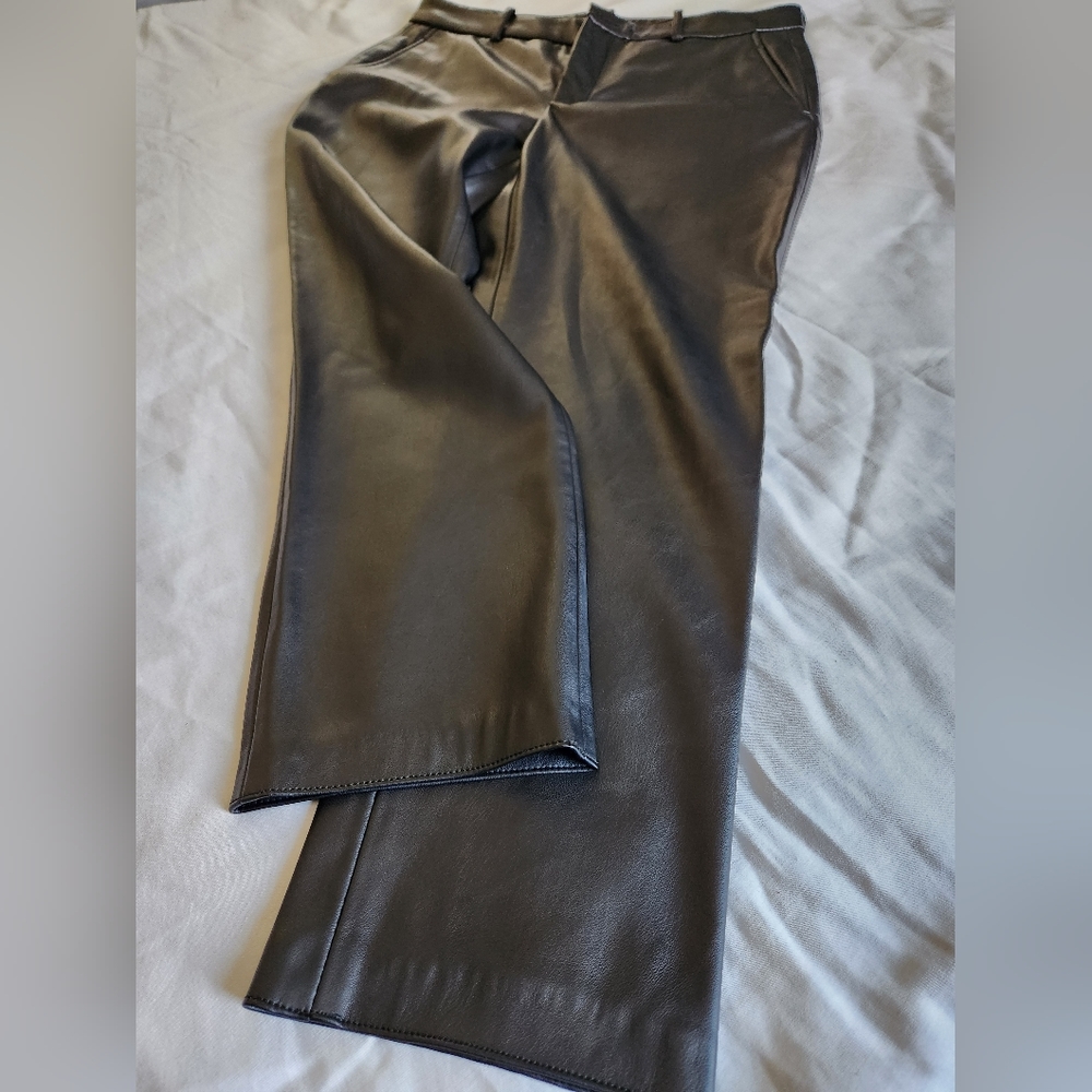 Faux Leather Pants